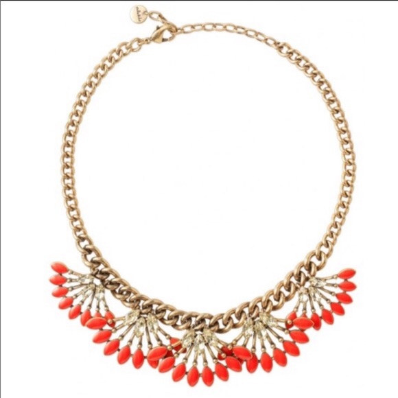 Stella & Dot- coral cay necklace - Picture 2 of 5